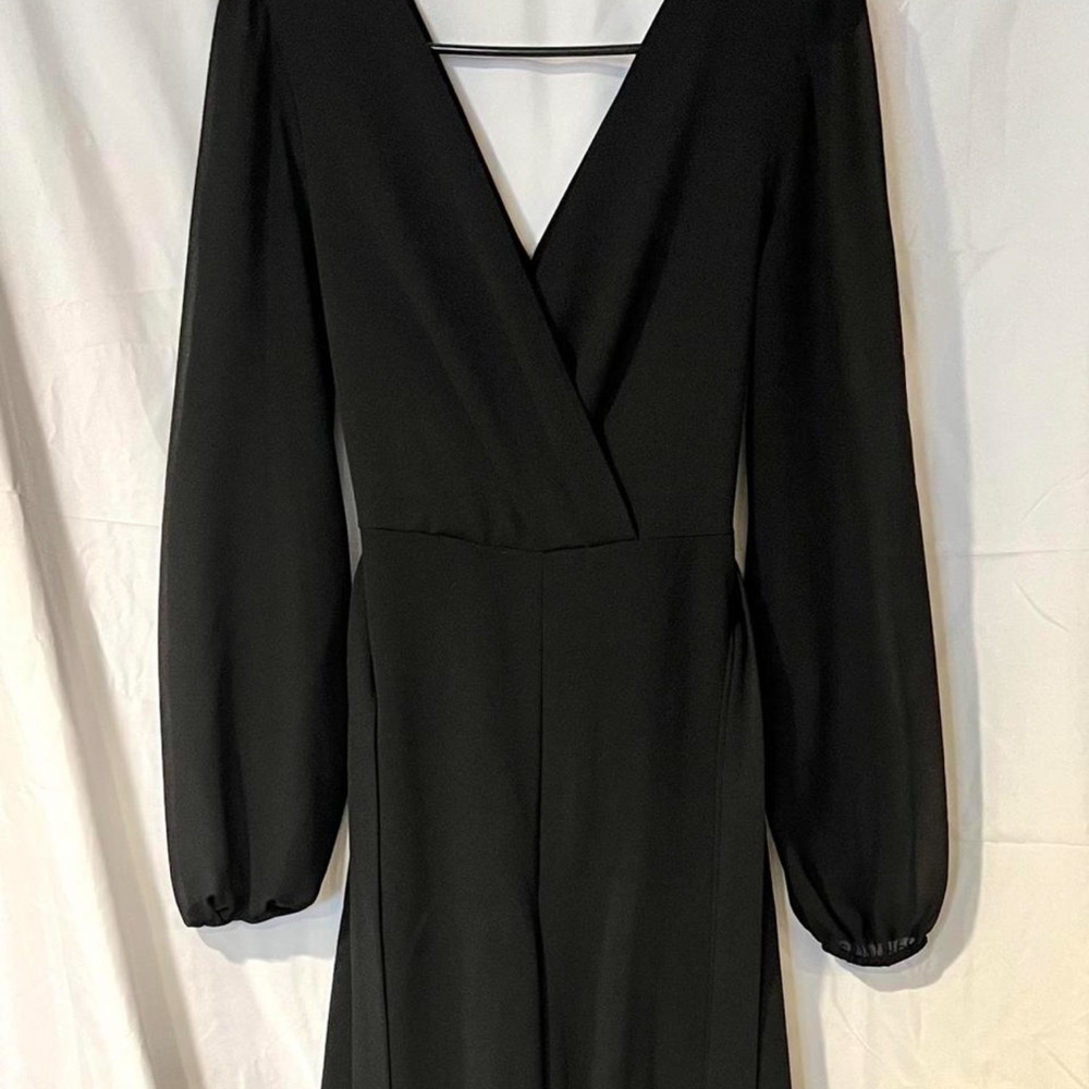 Windsor Black Long Sleeve Pantsuit